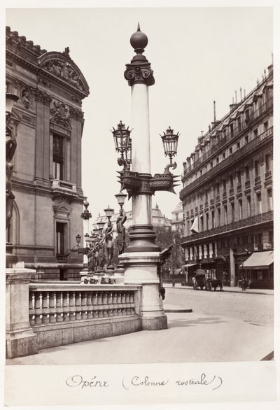 Opéra (Rostral Column) af Charles Marville
