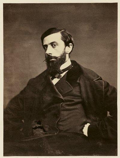 Portræt af Charles-Théodule Devéria af Charles Marville