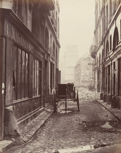 Rue Estienne, fra Rue Boucher, 1862-65. af Charles Marville
