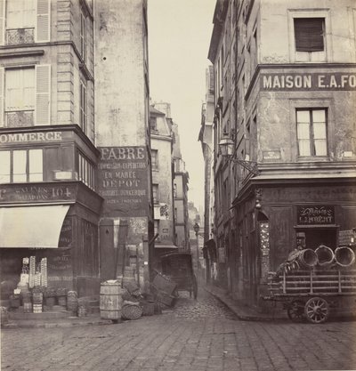 Rue Mondetour, fra Rue Rambuteau, 1860