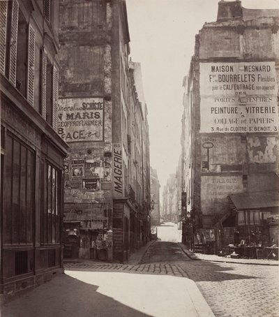 Rue Saint-Jacques, 1864-før februar 1867. af Charles Marville