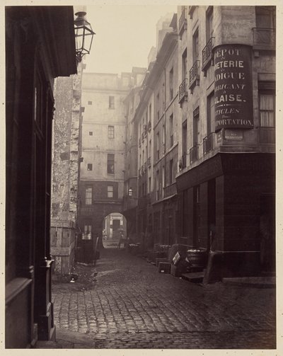 „Rue au Lard“, Paris af Charles Marville