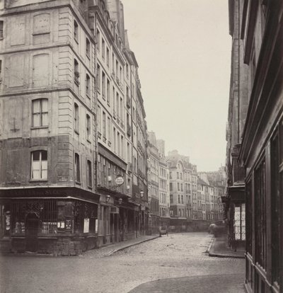Jernværksgade, ca. 1865. af Charles Marville