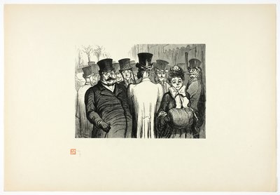 Boulevard des Italiens, fra Unique Edition af Thirty-Six Woods af Charles Maurand