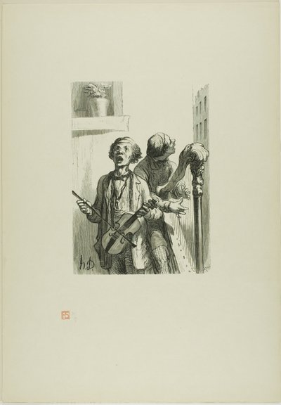 Gadesangerne af Charles Maurand
