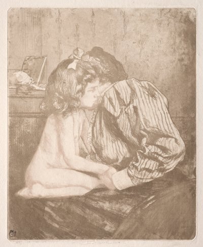Confidences, fra A New Sentimental Education, 1901. af Charles Maurin