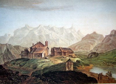 Gotthard Hospice 1785 af Charles Melchior Descourtis