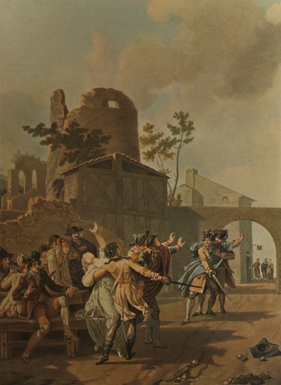 La Rixe, The Brawl, c1780, 1913 af Charles Melchior Descourtis