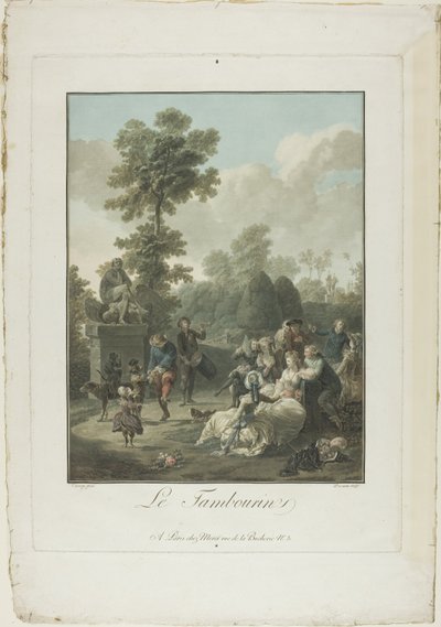 Tamburinen af Charles Melchior Descourtis