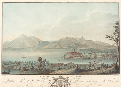 Udsigt fra Schadau af Charles Melchior Descourtis