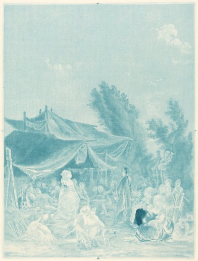 Noce de Village (landsbybryllup) af Charles Melchior Descourtis after Nicolas Antoine Taunay