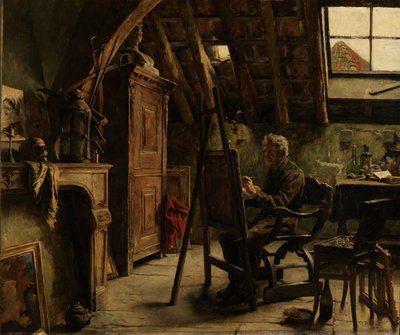 En malers værksted af Charles Mertens