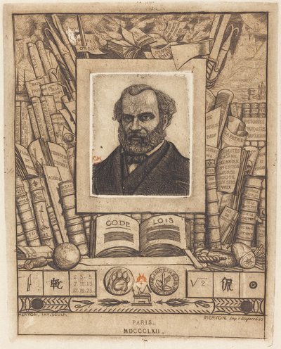 Armand Guéraud af Charles Meryon