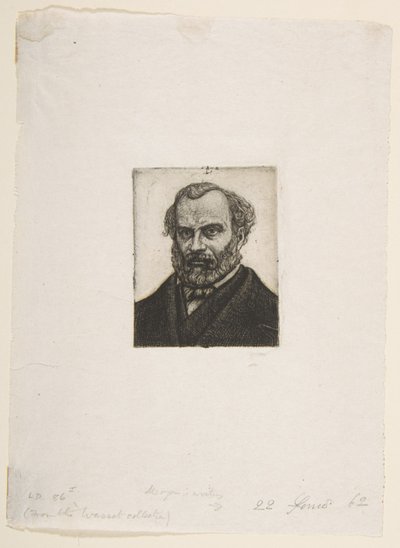 Armand Guéraud fra Nantes, bogtrykker og litterat af Charles Meryon