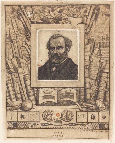 Armand Gueraud af Charles Meryon