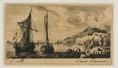 Calais Boats i Vlissingen af Charles Meryon