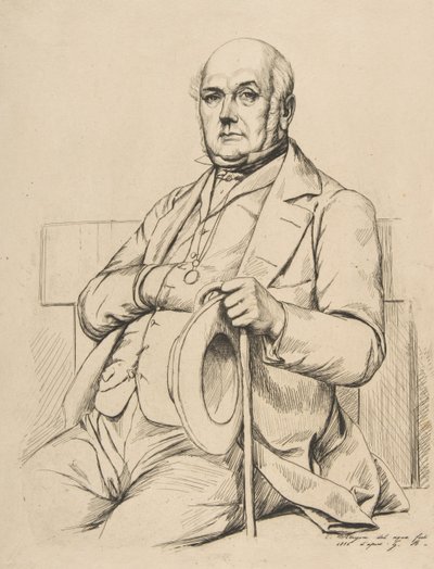 Casimir le Conte, efter Boulanger, 1856. af Charles Meryon