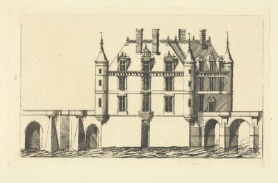 Chenonceau-slottet af Charles Meryon