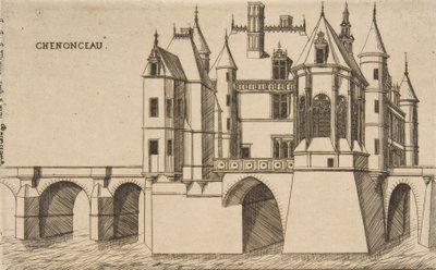Château de Chenonceau, nr. 2, 1856. af Charles Meryon
