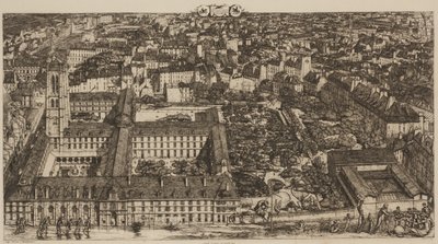 College Henri IV (eller Lycée Napoléon) af Charles Meryon