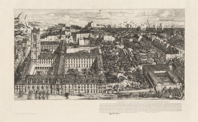 Collège Henri IV, Paris eller Lycée Napoléon (Henry IV College eller Napoleon School, Paris) af Charles Meryon