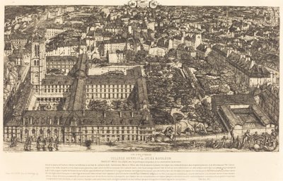 Collège Henri IV, Paris eller Lycée Napoléon (Henry IV College eller Napoleon School, Paris) af Charles Meryon