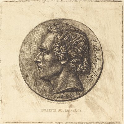 Evariste Boulay-Paty; En digter (Fra en bronze af David d