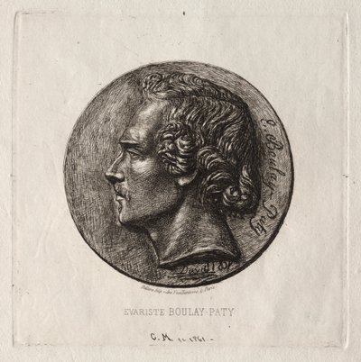 Evariste Boulay-Paty; en digter af Charles Meryon