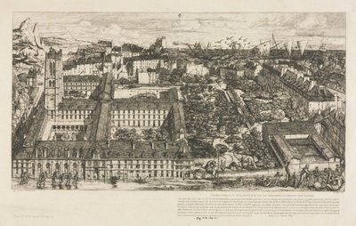 Henry IV College, 1863-1864. af Charles Meryon