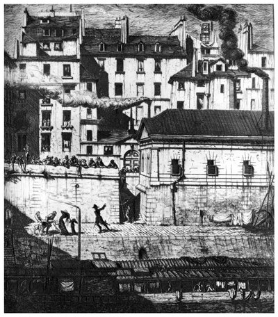 Lighuset, c1841-1868 1924 af Charles Meryon
