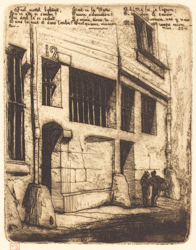 The Street of the Bad Boys, Paris (The Street of the Bad Boys) af Charles Meryon