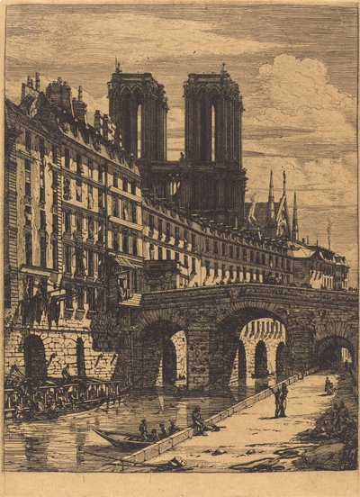 Den Lille Bro, Paris af Charles Meryon
