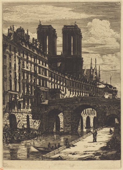 Den Lille Bro, Paris af Charles Meryon