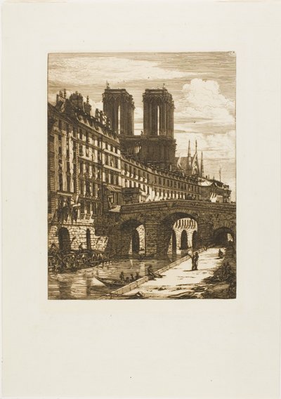 Den Lille Bro, Paris af Charles Meryon