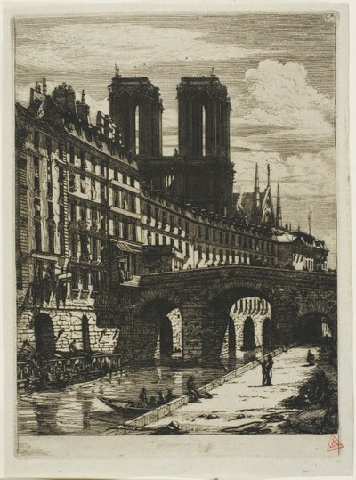 Den Lille Bro, Paris af Charles Meryon