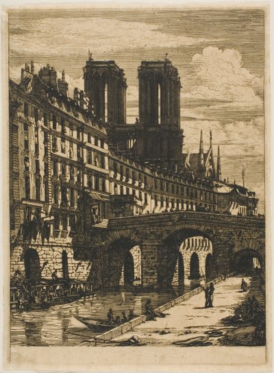 Den Lille Bro, Paris af Charles Meryon