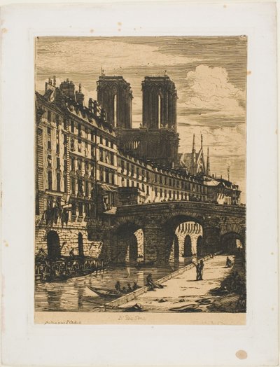 Den Lille Bro, Paris af Charles Meryon