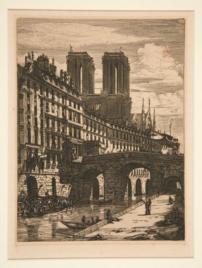 Den Lille Bro, Paris af Charles Meryon