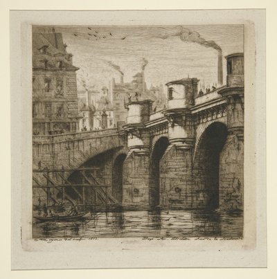 Pont-Neuf af Charles Meryon