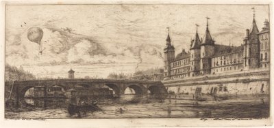 Pont-au-Change, Paris af Charles Meryon