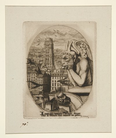 Le Stryge (The vampire) af Charles Meryon