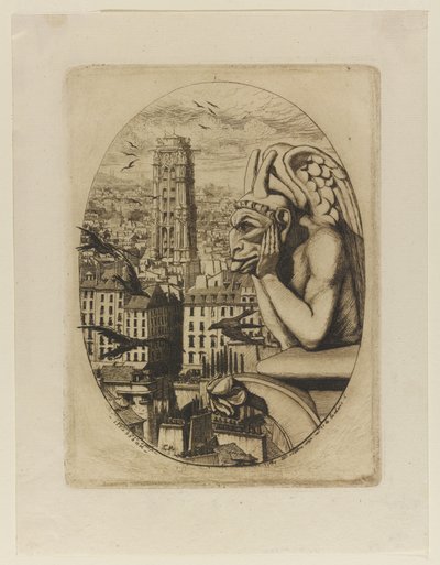 Le Stryge af Charles Meryon