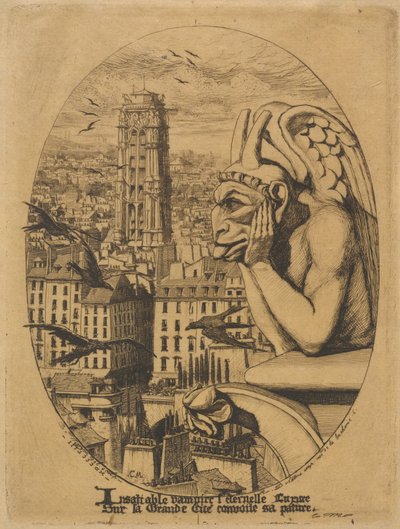 Le stryge (The Vampire) af Charles Meryon