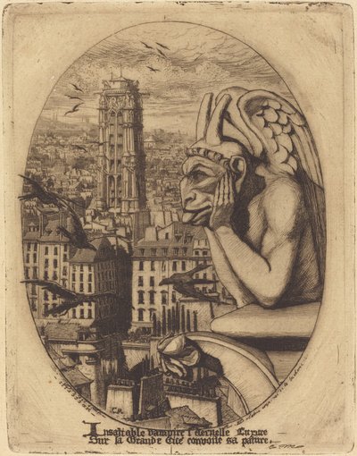 Le stryge (The Vampire) af Charles Meryon