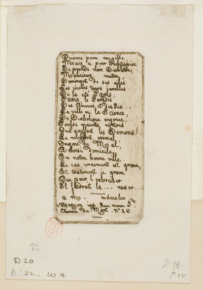 Lad den rene sjæl stønne... af Charles Meryon