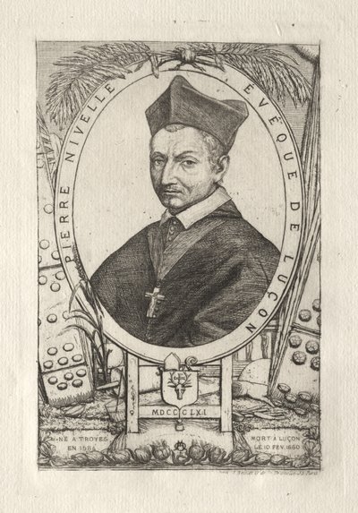 Pierre Nivelle, biskop af Luzon af Charles Meryon