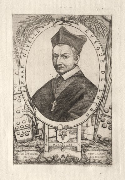 Pierre Nivelle, biskop af Luzon af Charles Meryon