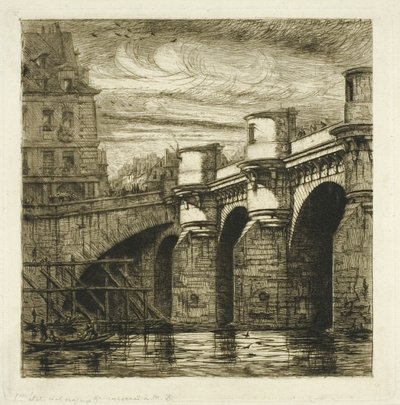Pont Neuf, Paris af Charles Meryon