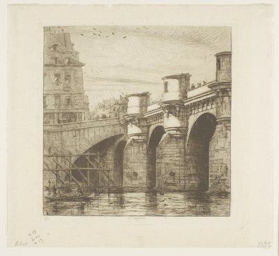 Pont Neuf, Paris af Charles Meryon