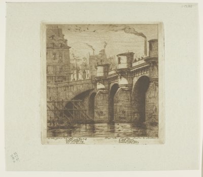 Pont Neuf, Paris af Charles Meryon